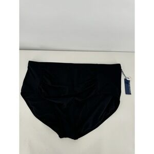 Sonnet Shores Black Swimsuit Bottom Size 24W NWT Org $58 Full Coverage